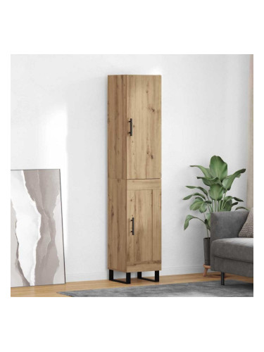 Sonata H Висок шкаф Дъб 34,5 x 34 x 180 см Инженерно дърво