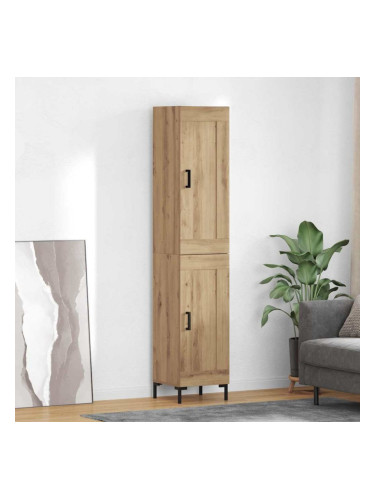 Sonata H Висок шкаф Дъб 34,5 x 34 x 180 см Инженерно дърво