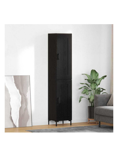 Sonata H Висок шкаф Черния дъб 34,5 x 34 x 180 см Инженерно дърво