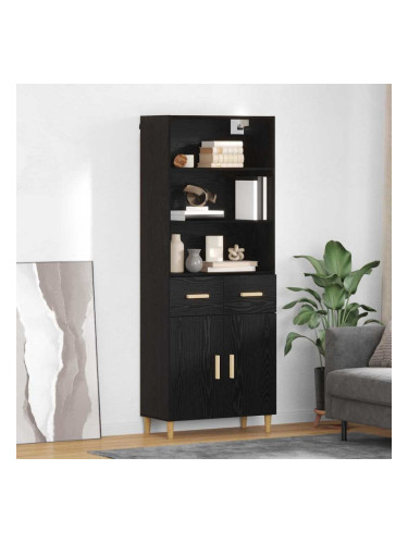 Sonata H Висок шкаф 2 pcs Черния дъб 69,5 x 34 x 180 см Инженерно дърво
