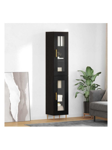 Sonata H Висок шкаф Черния дъб 34,5 x 34 x 180 см Инженерно дърво