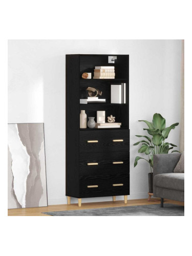 Sonata H Висок шкаф 2 pcs Черния дъб 69,5 x 34 x 180 см Инженерно дърво