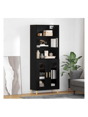 Sonata H Висок шкаф 2 pcs Черния дъб 69,5 x 34 x 180 см Инженерно дърво