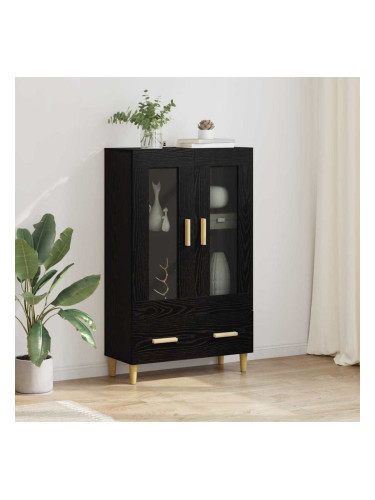 Sonata H Висок шкаф Черния дъб 70 x 31 x 115 см Инженерно дърво