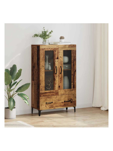 Sonata H Висок шкаф с чекмедже Старо дърво 70 x 31 x 115 см