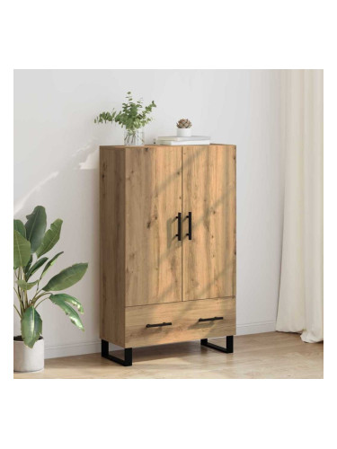 Sonata H Висок шкаф с чекмедже Дъб 69,5 x 30 x 115 см Инженерно дърво