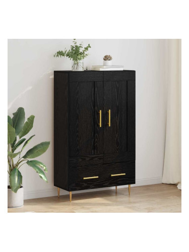 Sonata H Висок шкаф Черния дъб 69,5 x 31 x 115 см Инженерно дърво