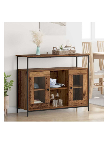 Sonata H Служебен шкаф Старо дърво 100 x 35 x 80 см Инженерно дърво