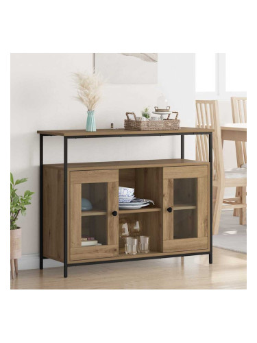 Sonata H Служебен шкаф Дъб 100 x 35 x 80 см Инженерно дърво