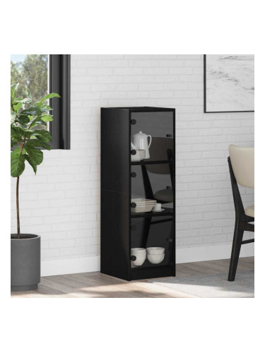 Sonata H Висок шкаф Черния дъб 35 x 37 x 109 см Инженерно дърво