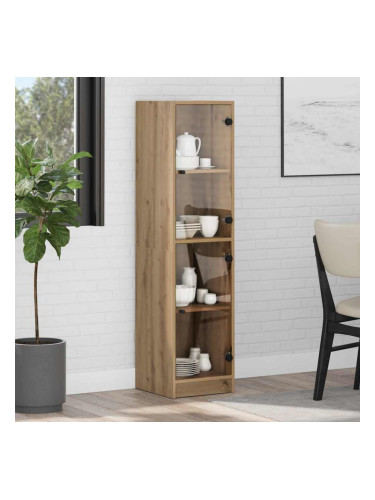 Sonata H Висок шкаф Дъб 35 x 37 x 142 см Инженерно дърво