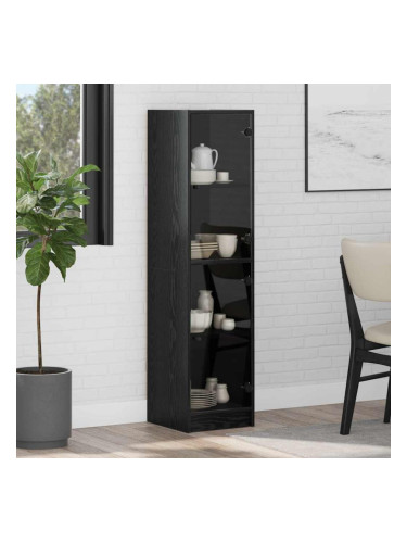 Sonata H Висок шкаф Черния дъб 35 x 37 x 142 см Инженерно дърво