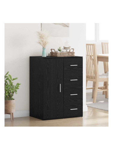 Sonata H Служебен шкаф Черния дъб 59 x 39 x 80 см Инженерно дърво