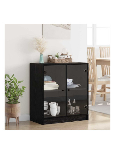 Sonata H Страничен шкаф Черния дъб 68 x 37 x 75,5 см Инженерно дърво