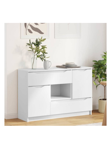 Sonata H Служебен шкаф с чекмедже Бяло 100 x 30 x 65,6 Инженерно дърво