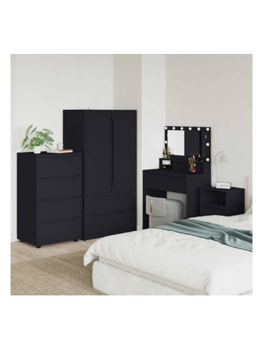 Sonata H Шкафове за съхранение 2 pcs Черно 60 x 48 x 105 см