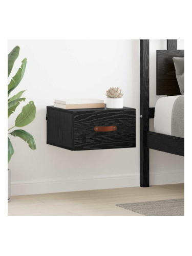 Sonata H Стенен шкаф за нощно шкафче Черния дъб 35 x 35 x 20 см