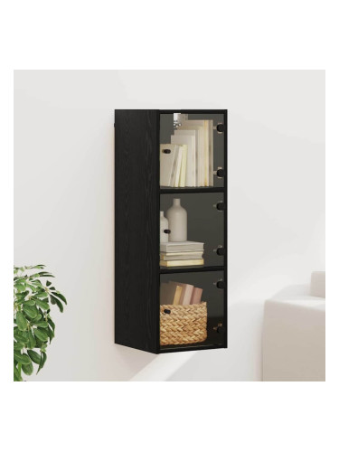 Sonata H Стенен шкаф Черния дъб 35 x 37 x 102 см Инженерно дърво