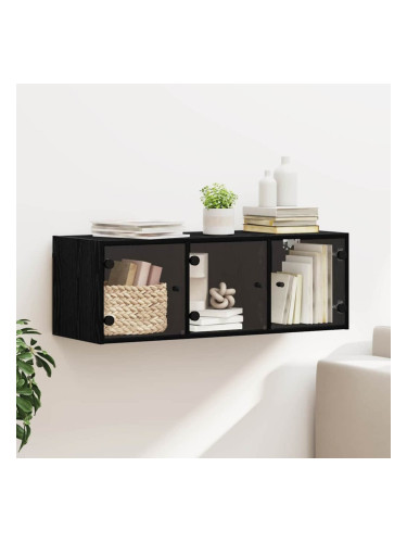 Sonata H Стенен шкаф Черния дъб 102 x 37 x 35 см Инженерно дърво