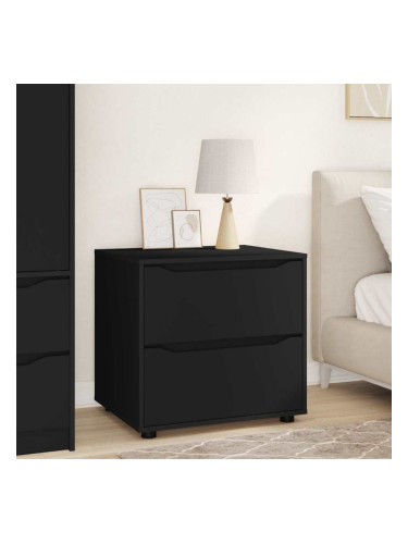 Sonata H Шкаф за съхранение Черно 60 x 48 x 57 см Инженерно дърво
