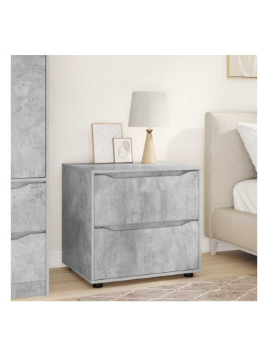 Sonata H Шкаф за съхранение Циментено сиво 60 x 48 x 57 см