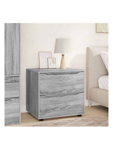 Sonata H Шкаф за съхранение Сив Сонома 60 x 48 x 57 см Инженерно дърво