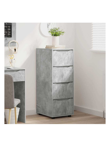 Sonata H Шкаф за съхранение Циментено сиво 40 x 48 x 105 см