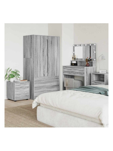 Sonata H Шкаф за баня Сив Сонома 40,5 x 40 x 44 см Инженерно дърво