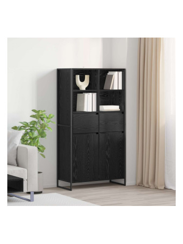 Sonata H Служебен шкаф с чекмедже 2 pcs Черния дъб 81 x 36 x 150.5 см