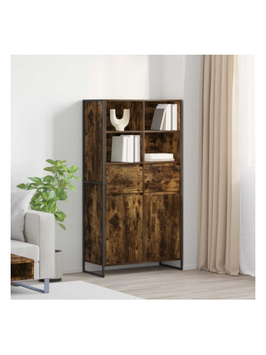 Sonata H Служебен шкаф с чекмедже 2 pcs Димящ дъб 81 x 36 x 150.5 см