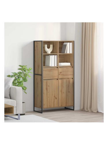 Sonata H Служебен шкаф с чекмедже 2 pcs Дъб Артизан 81 x 36 x 150.5 см