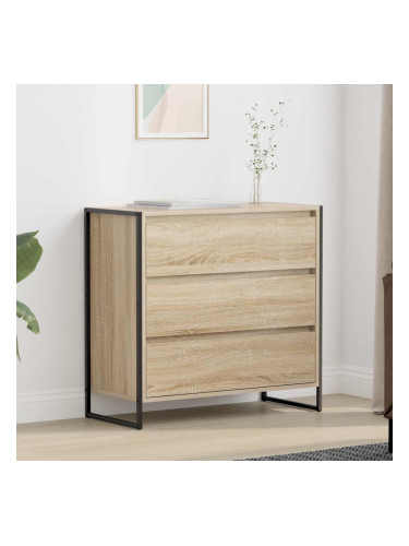 Sonata H Служебен шкаф Сонома 79 x 36 x 75.5 см Инженерно дърво