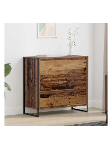Sonata H Служебен шкаф Старо дърво 79 x 36 x 75.5 см Инженерно дърво
