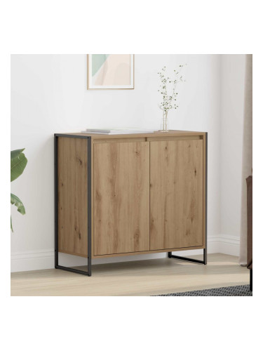 Sonata H Страничен шкаф Дъб Артизан 79 x 36 x 75 см Инженерно дърво