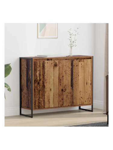 Sonata H Страничен шкаф Старо дърво 96,5 x 30 x 75 см Инженерно дърво