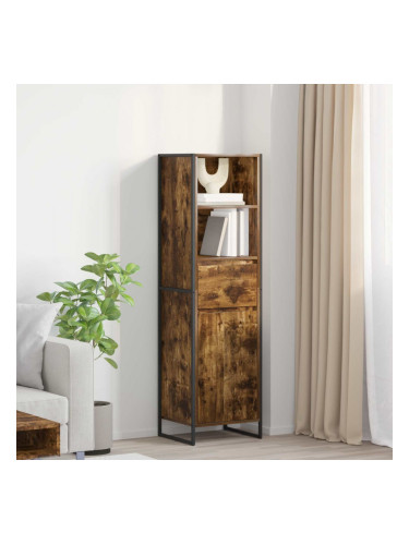 Sonata H Шкаф за книги Димящ дъб 43 x 36 x 150.5 см Инженерно дърво