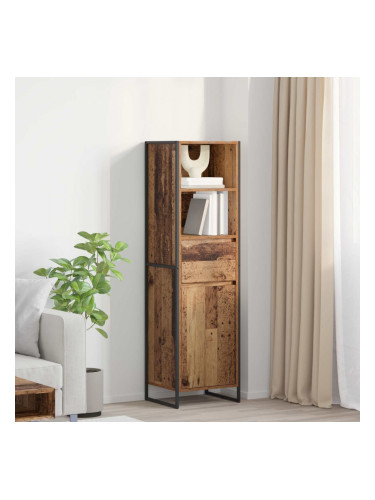 Sonata H Шкаф за книги Старо дърво 43 x 36 x 150.5 см Инженерно дърво