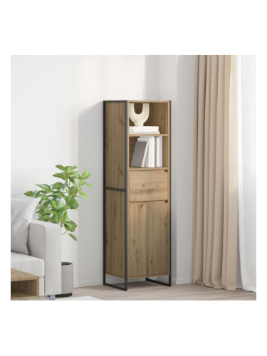 Sonata H Шкаф за книги Дъб Артизан 43 x 36 x 150.5 см Инженерно дърво