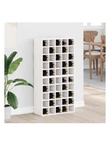 Sonata H Винен рафт 2 pcs Бяло 56 x 25 x 56 cm Солидно борово дърво