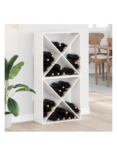 Sonata H Винен рафт 2 pcs Бяло 62 x 25 x 62 cm Солидно борово дърво