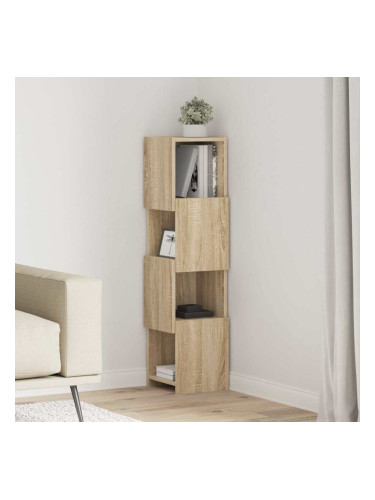 Sonata H Ъглов шкаф Бяло 25,5x25x102см Инженерно дърво