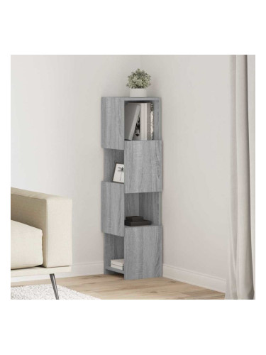 Sonata H Ъглов шкаф Бяло 25,5x25x102см Инженерно дърво
