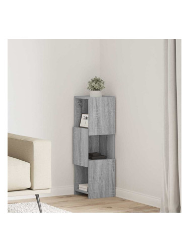Sonata H Ъглов шкаф Бяло 25,5x25x80см Инженерно дърво