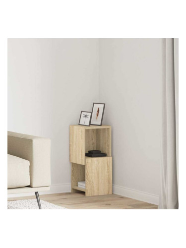 Sonata H Ъглов шкаф Бяло 25,5x25x55см Инженерно дърво