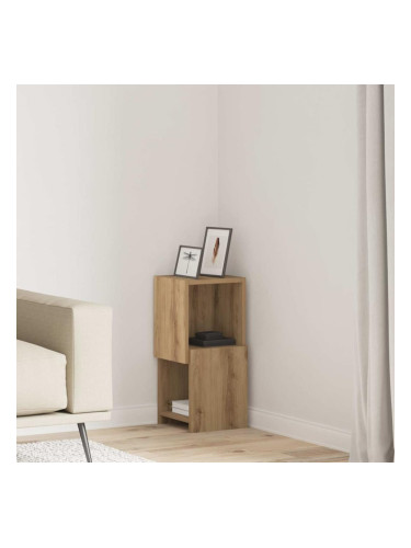 Sonata H Ъглов шкаф Бяло 25,5x25x55см Инженерно дърво