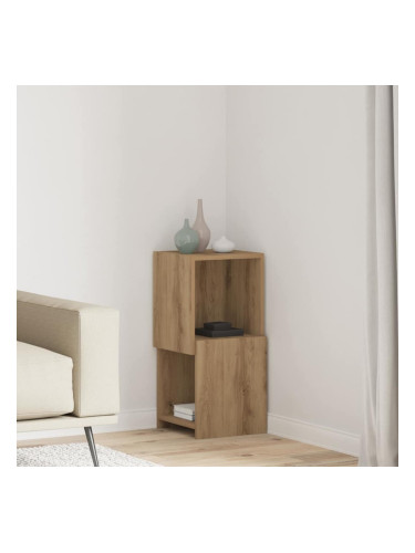 Sonata H Ъглов шкаф Бяло 30,5x30x65см Инженерно дърво
