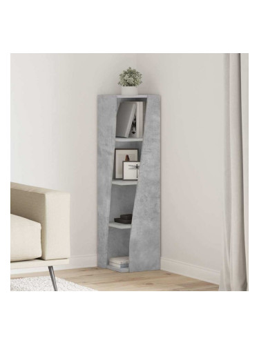Sonata H Ъглов шкаф Бяло 27,5x27x102см Инженерно дърво
