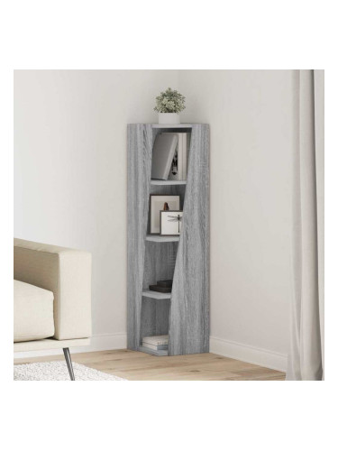 Sonata H Ъглов шкаф Бяло 27,5x27x102см Инженерно дърво