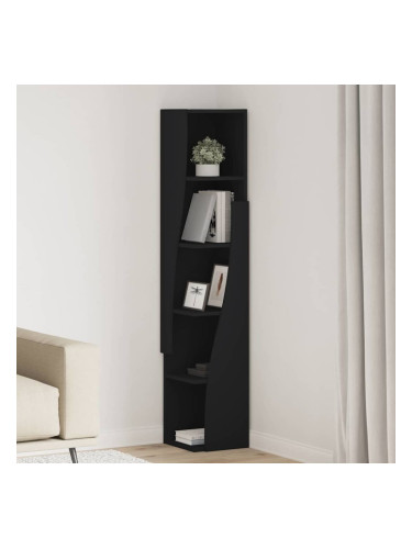 Sonata H Ъглов шкаф Бяло 27,5x27x140см Инженерно дърво