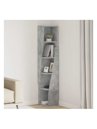 Sonata H Ъглов шкаф Бяло 27,5x27x140см Инженерно дърво